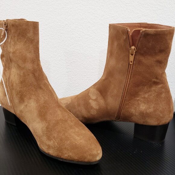 NWOT Anne Thomas Ankle Boots Softy Chestnut Sz 40 - Picture 6 of 8